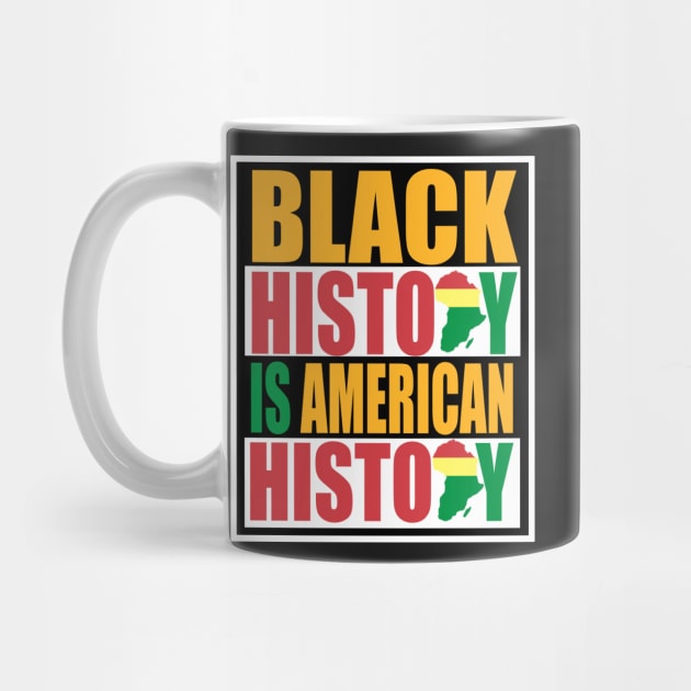 Black history month black history is american history shirt motivation mens womens by stylechoc